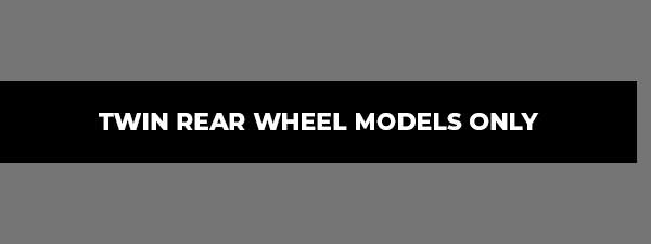 Twin Rear Wheel Only -2017 Onwards